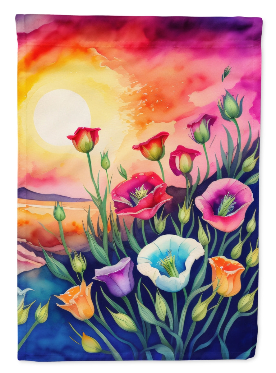 DAC1445CHF 40 x 28 in. Lisianthus in Color House Flag