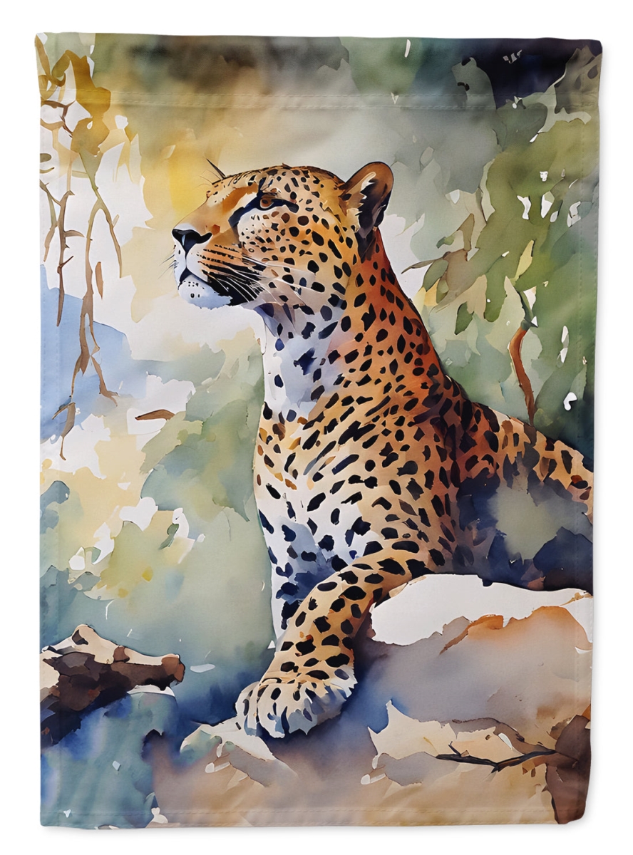 DAC2947CHF 40 x 28 in. Leopard House Flag