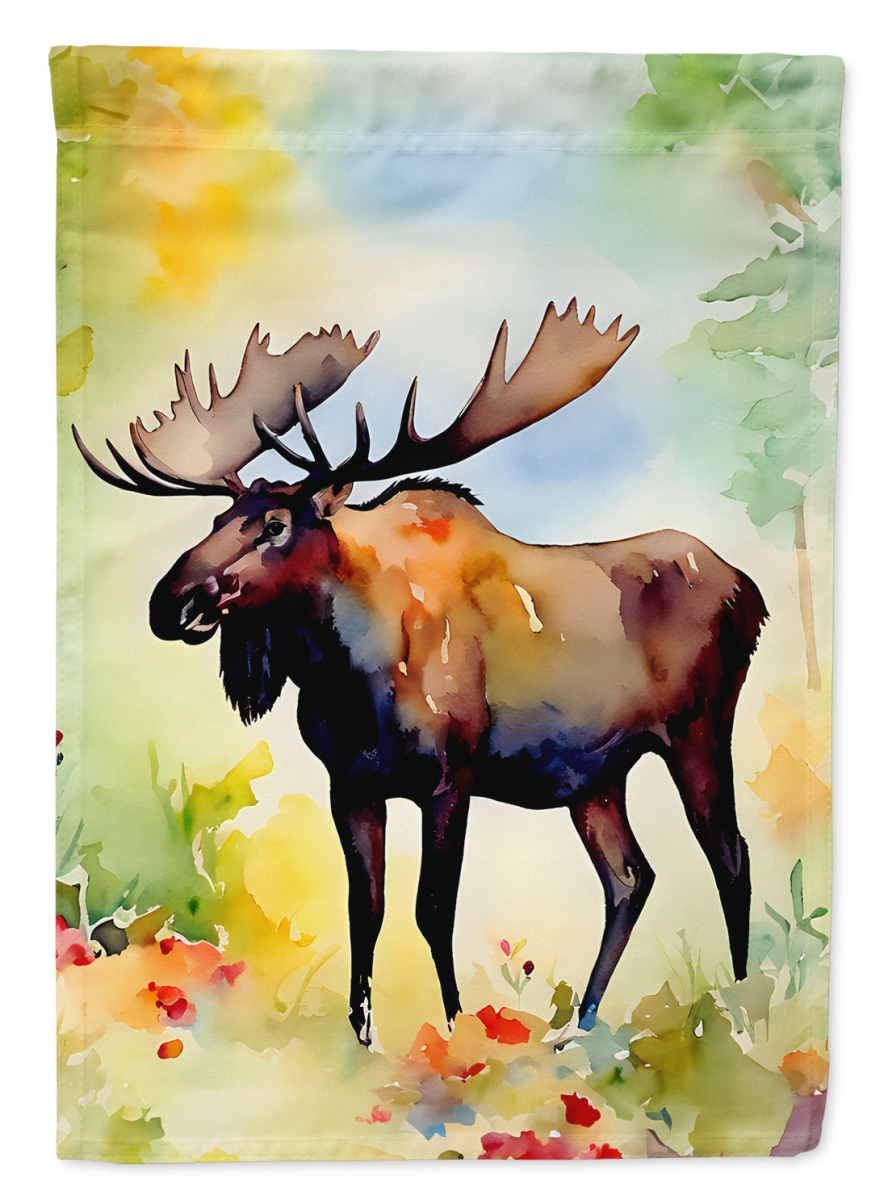 DAC2963CHF 40 x 28 in. Moose House Flag