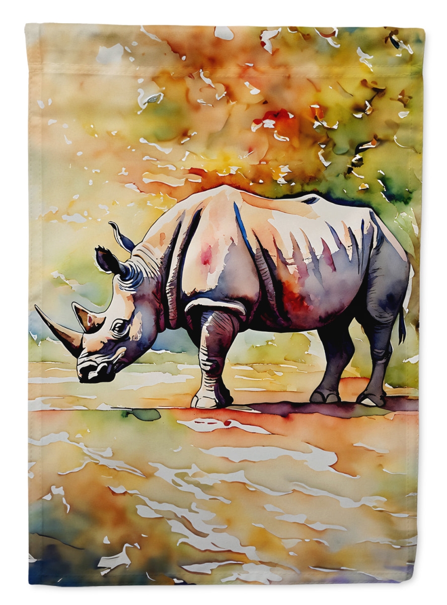 DAC2980CHF 40 x 28 in. Rhinoceros House Flag