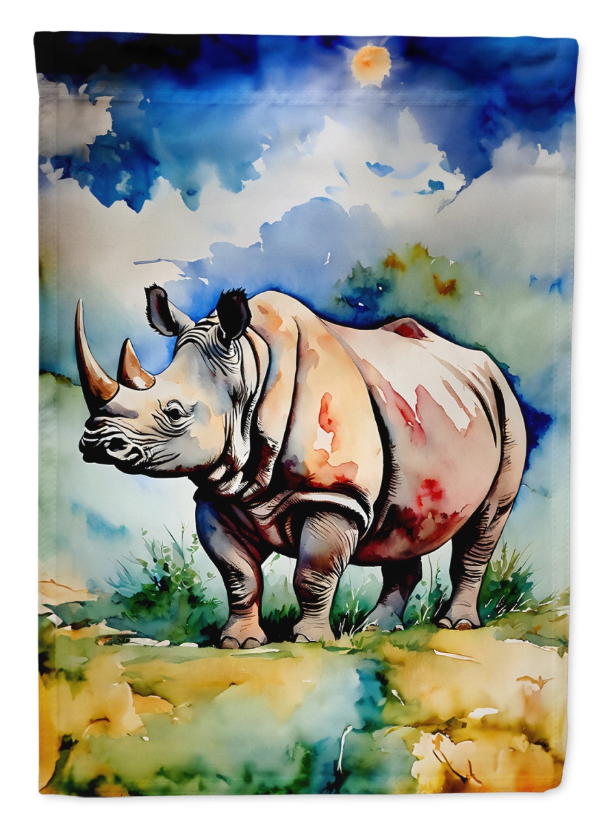 DAC2981CHF 40 x 28 in. Rhinoceros House Flag