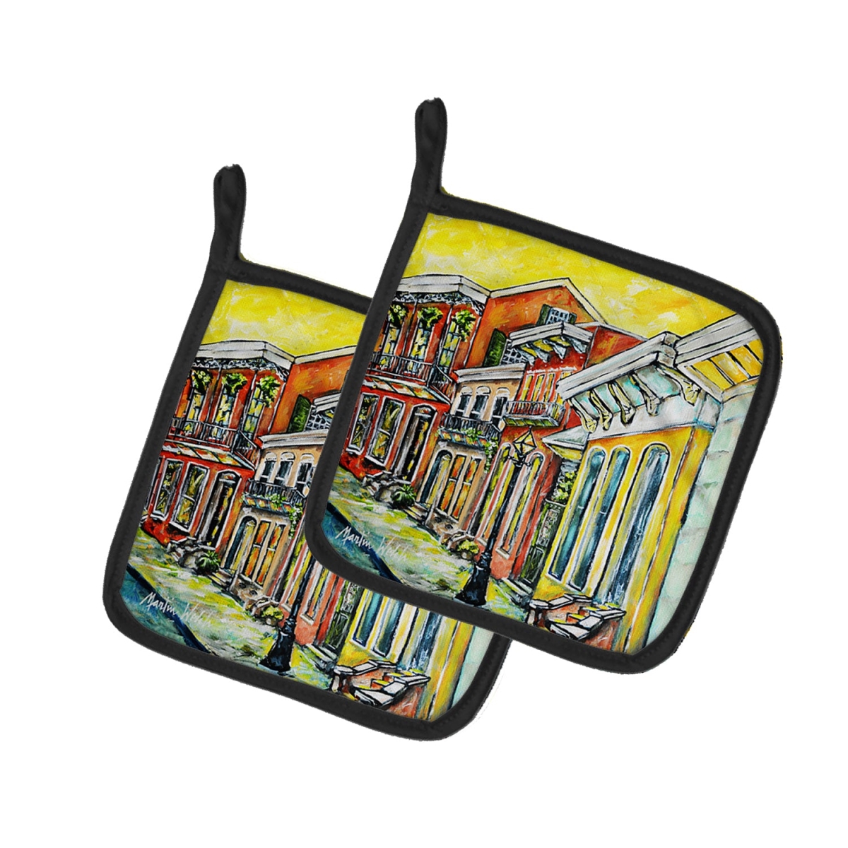 MW2117PTHD 7.5 x 7.5 in. Remember When Pot Holders - Set of 2