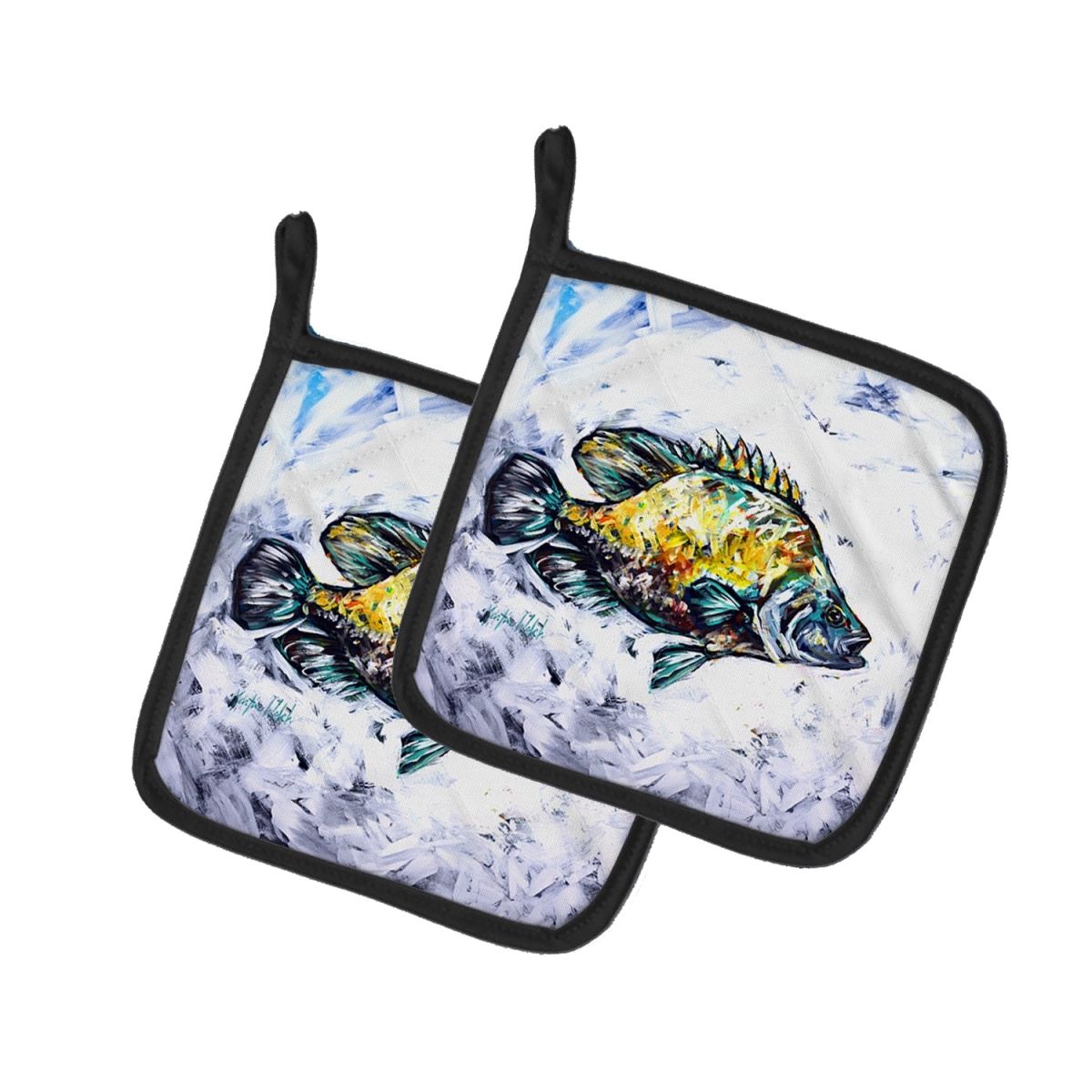 Picture of Carolines Treasures MW2144PTHD 7.5 x 7.5 in. Triple Tail Pot Holders - Set of 2