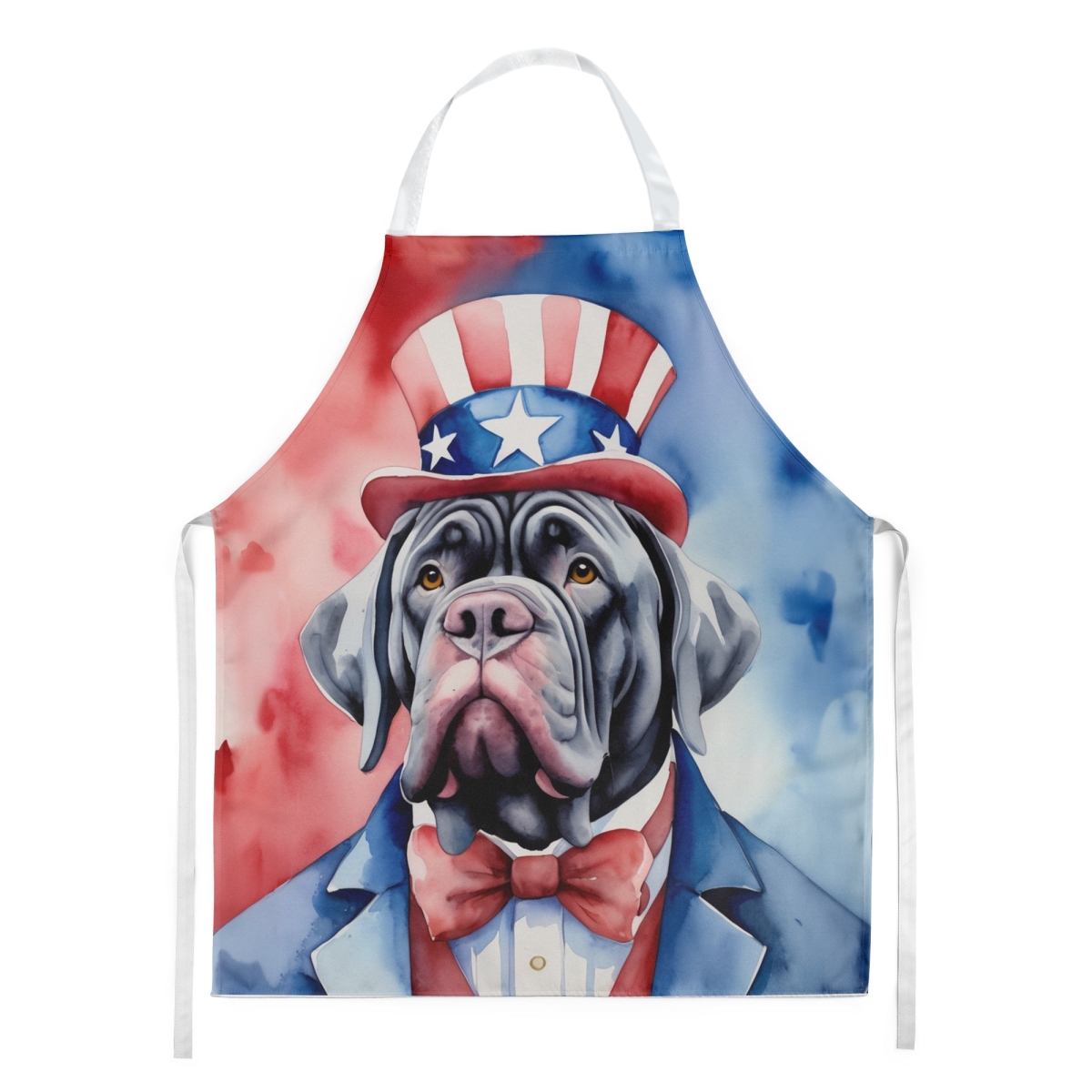 Picture of Carolines Treasures DAC5760APRON 30 x 27 in. Neapolitan Mastiff Patriotic American Apron