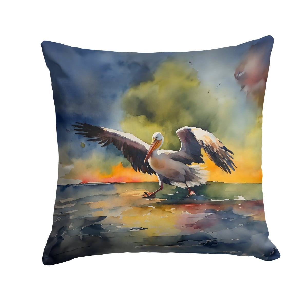 DAC2851PW1414 14 x 14 in. Pelican Throw Pillow