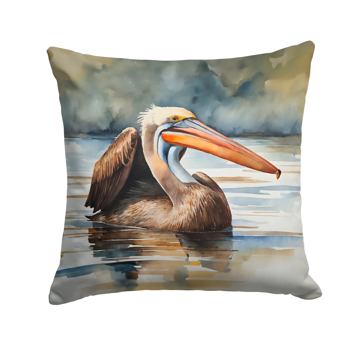 DAC2855PW1414 14 x 14 in. Pelican Throw Pillow