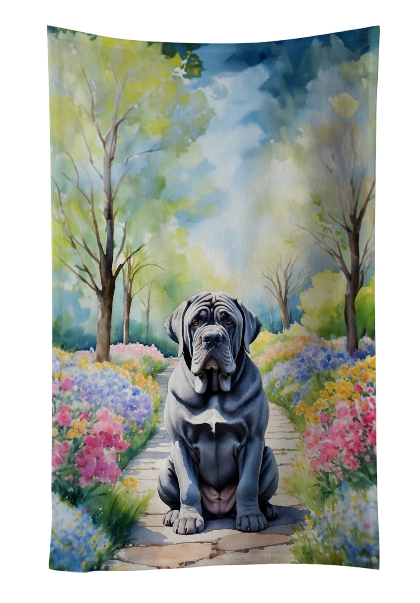 DAC6674KTWL 25 x 15 in. Neapolitan Mastiff Spring Path Kitchen Towel