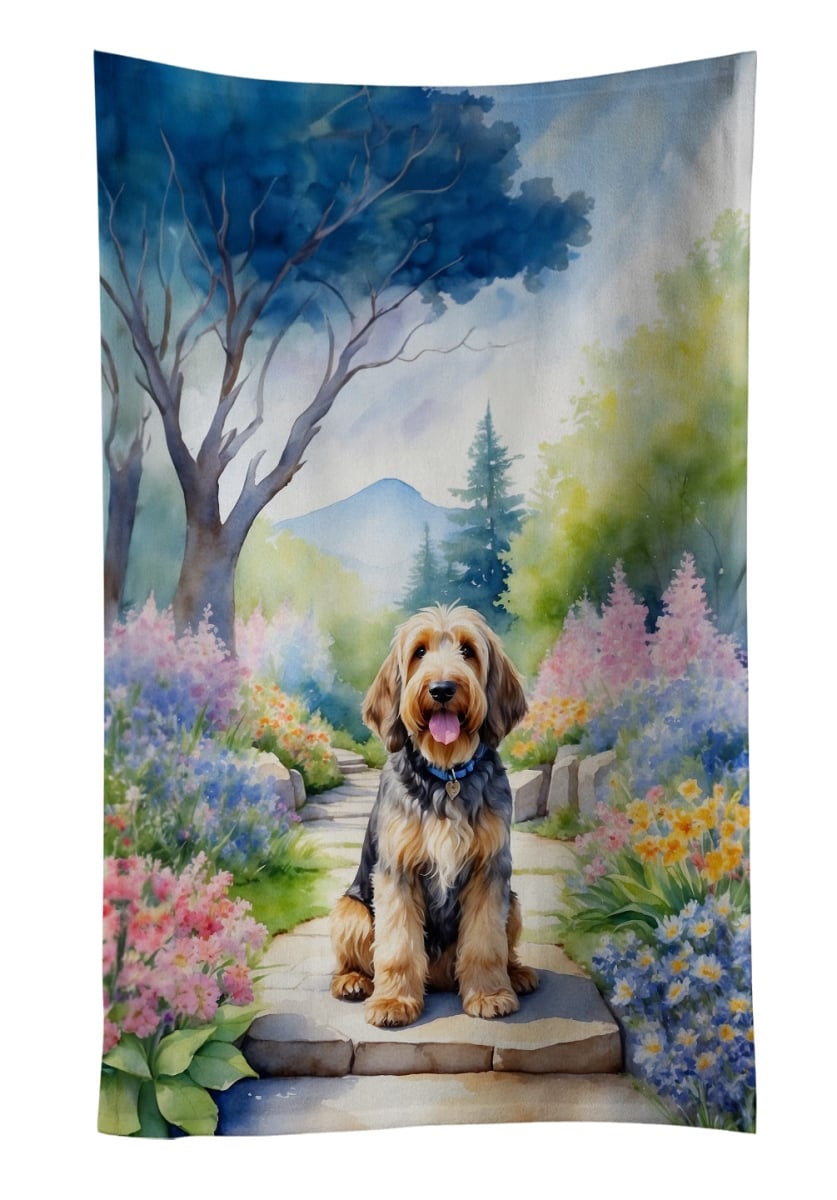 DAC6683KTWL 25 x 15 in. Otterhound Spring Path Kitchen Towel
