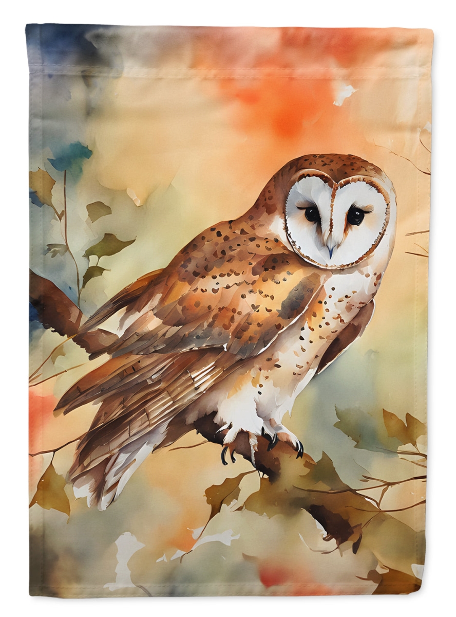 DAC3182GF 15.5 x 11.25 in. Barn Owl Garden Flag