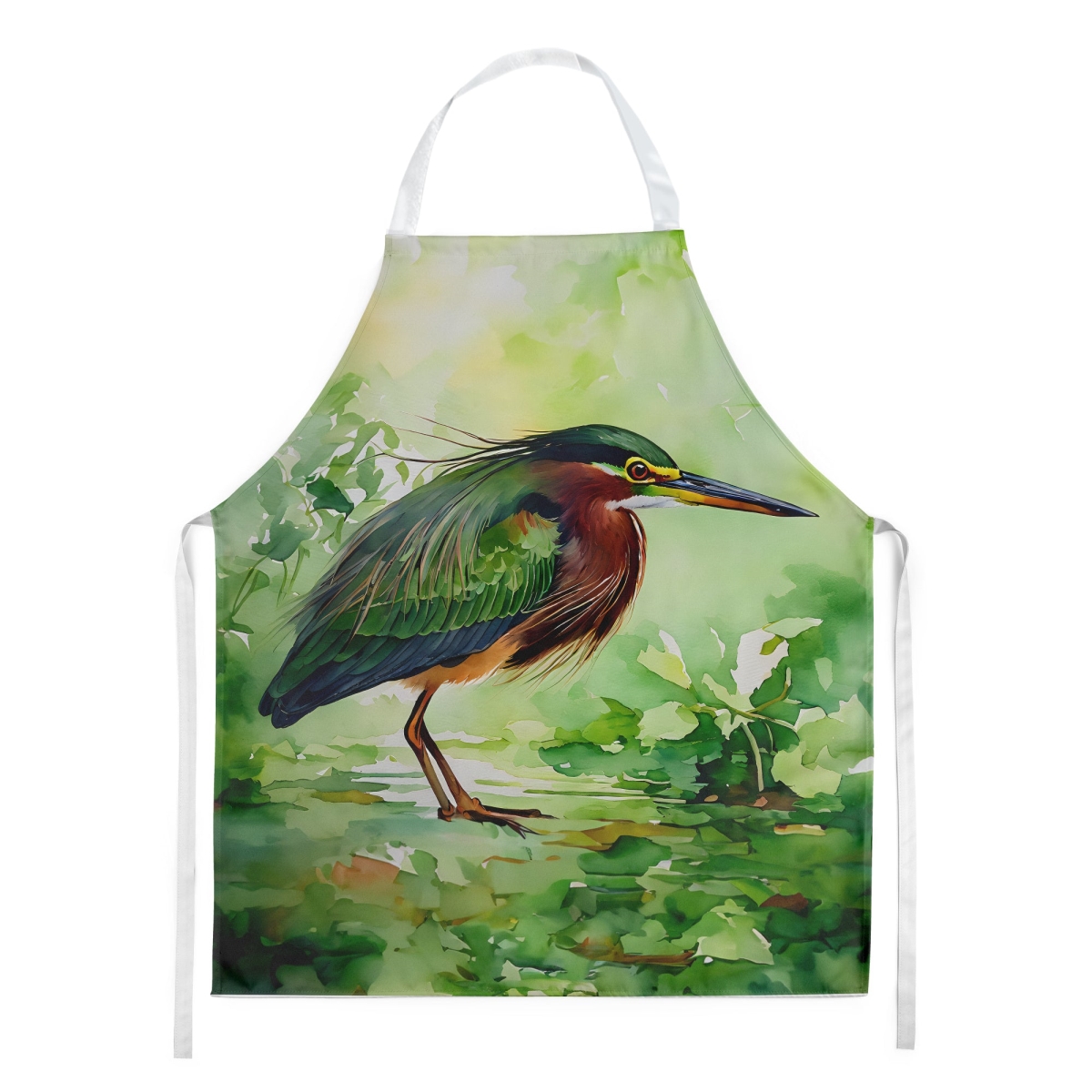 DAC3227APRON 30 x 27 in. Green Heron Apron