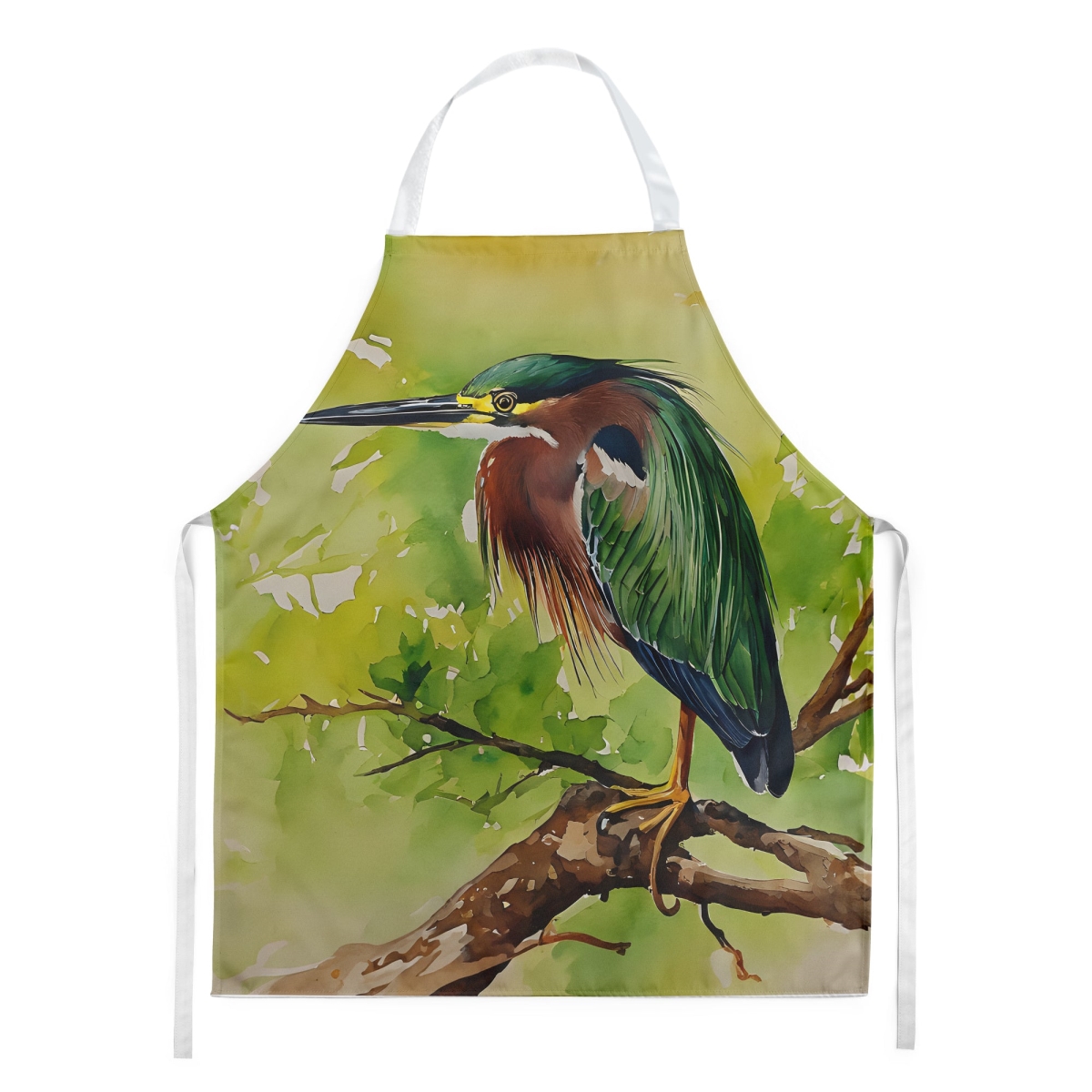 DAC3228APRON 30 x 27 in. Green Heron Apron