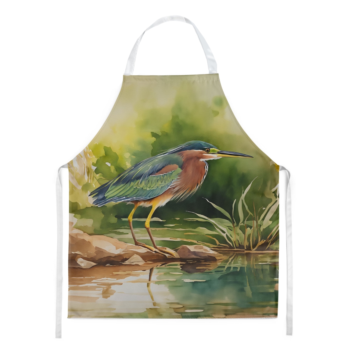 DAC3229APRON 30 x 27 in. Green Heron Apron