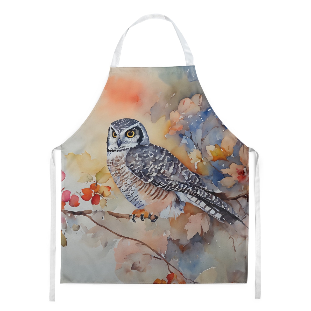 Picture of Carolines Treasures DAC3244APRON 30 x 27 in. Northern Hawk Owl Apron