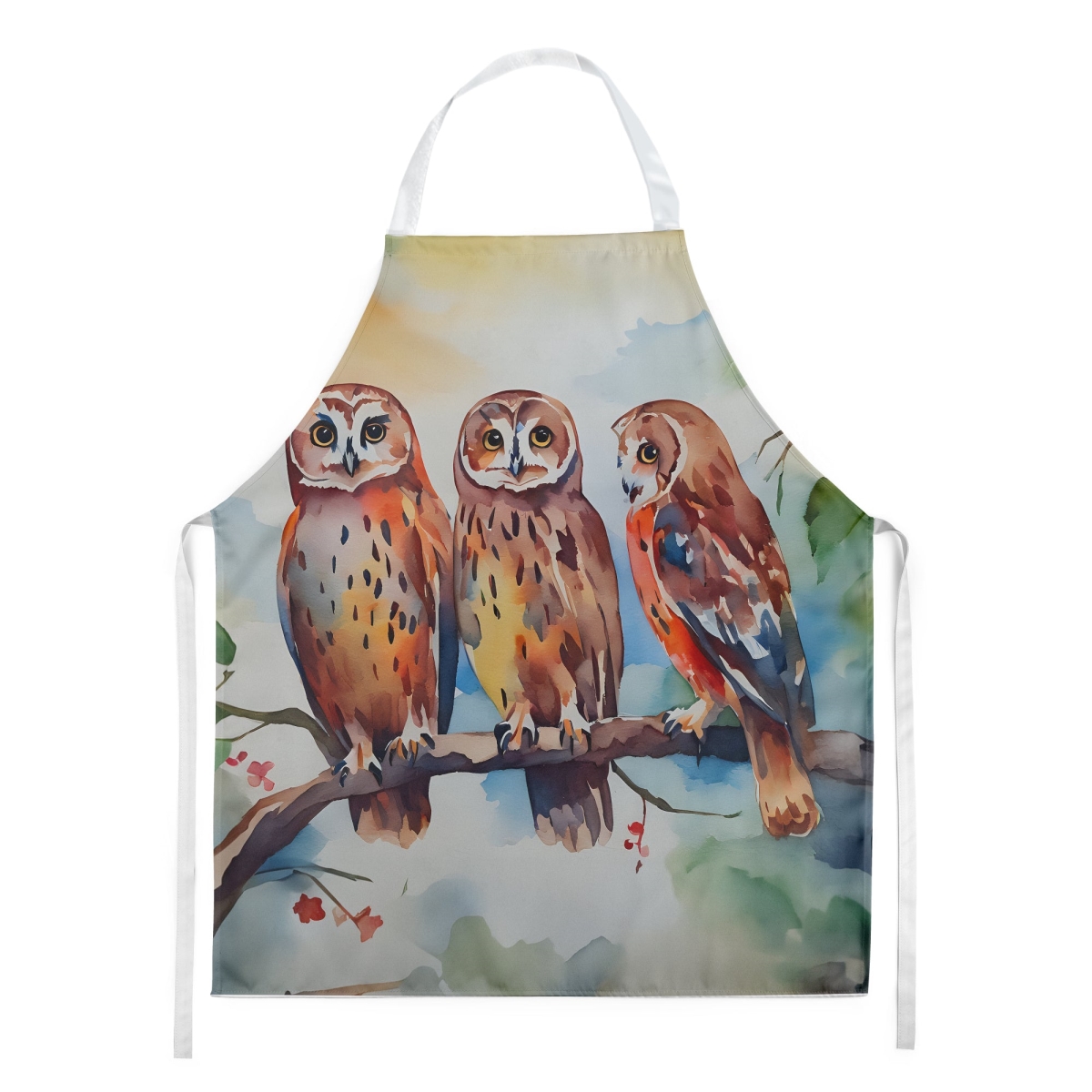Picture of Carolines Treasures DAC3247APRON 30 x 27 in. Owls Kitchen Apron