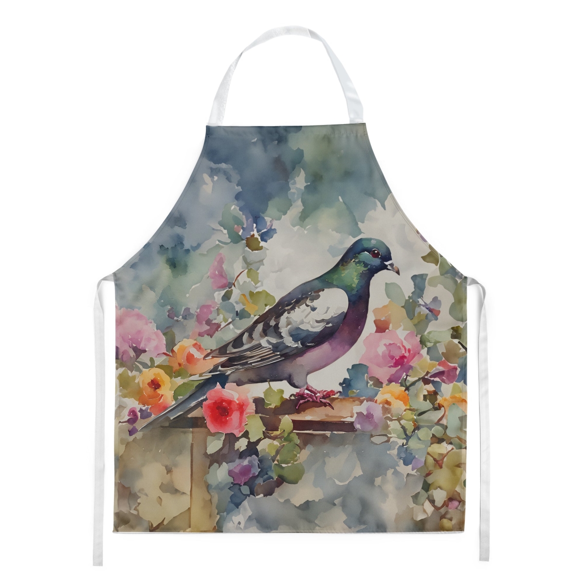 Picture of Carolines Treasures DAC3260APRON 30 x 27 in. Pigeon Kitchen Apron