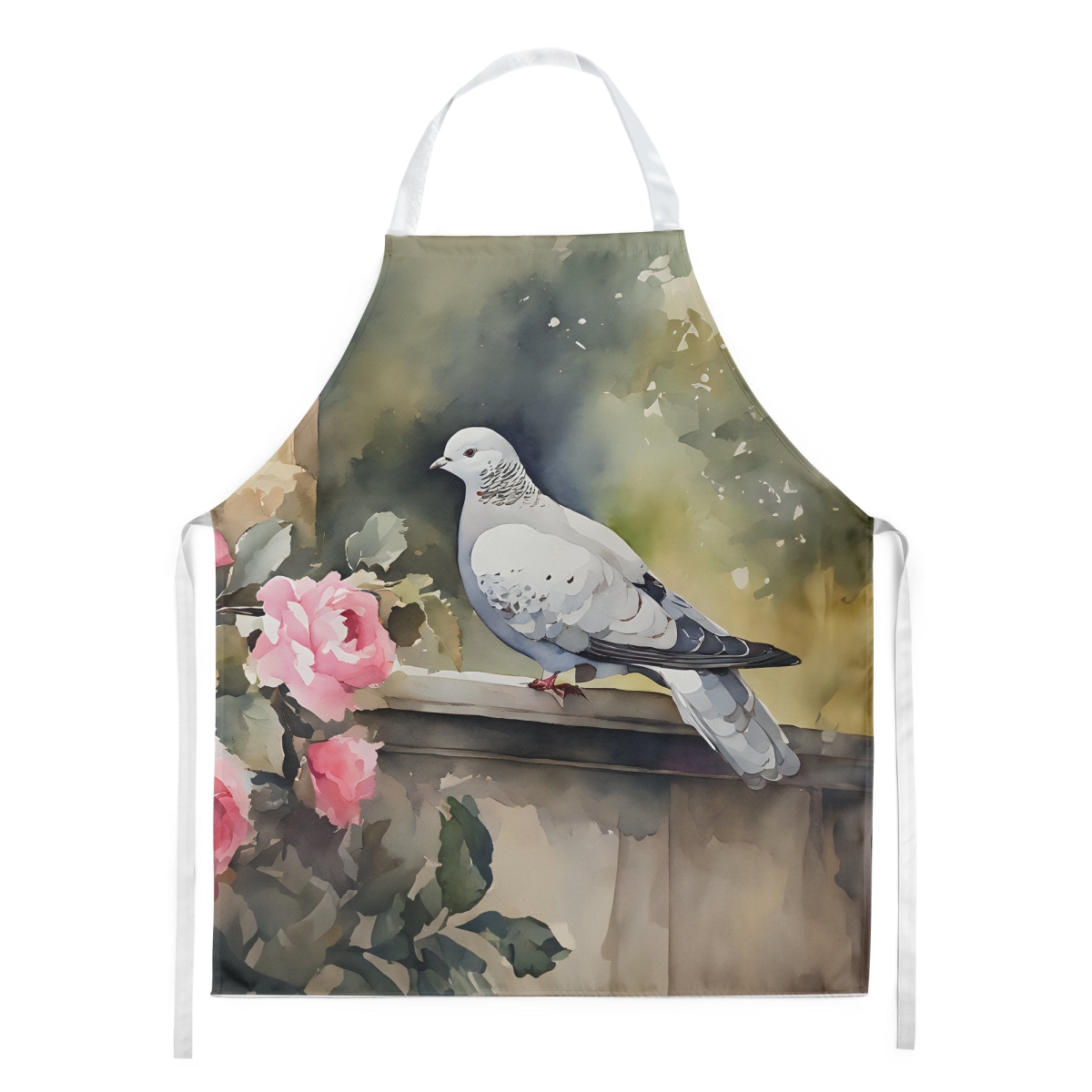 Picture of Carolines Treasures DAC3262APRON 30 x 27 in. Pigeon Kitchen Apron