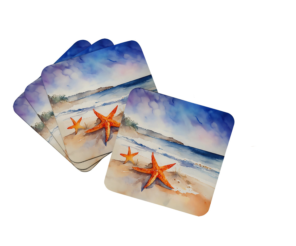 DAC2829FC 3.5 x 3.5 in. Starfish Foam Coasters