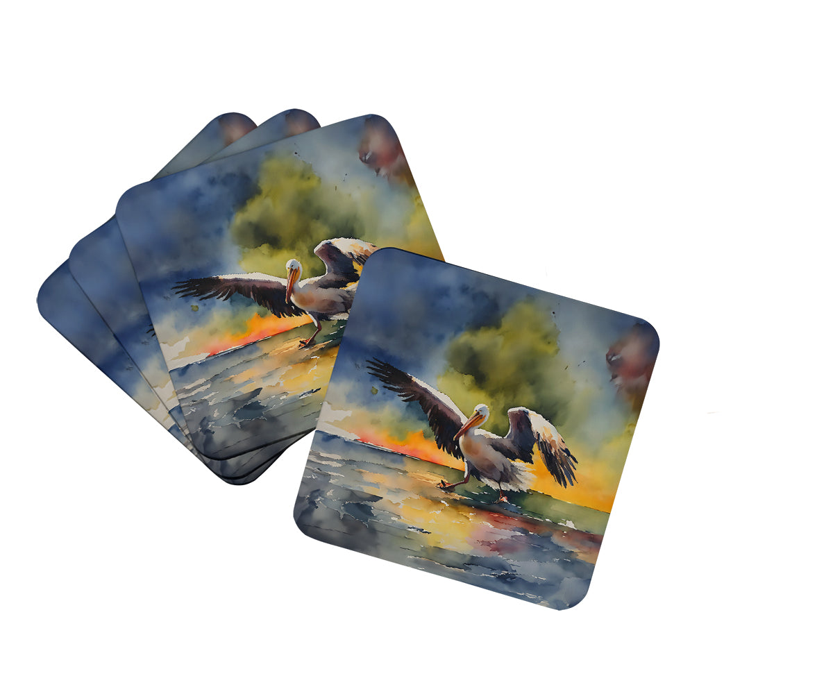 DAC2851FC 3.5 x 3.5 in. Pelican Foam Coasters