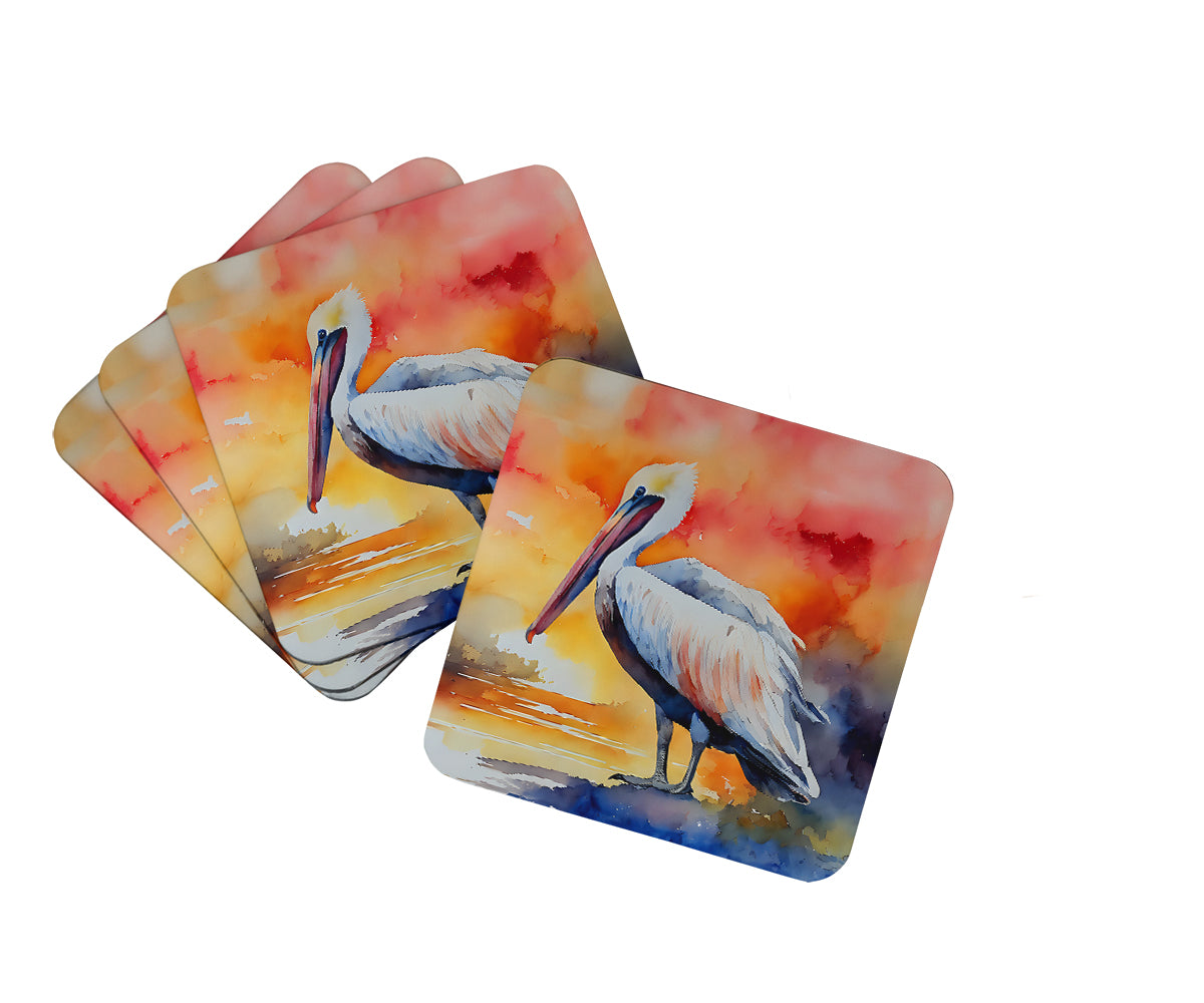 DAC2852FC 3.5 x 3.5 in. Pelican Foam Coasters