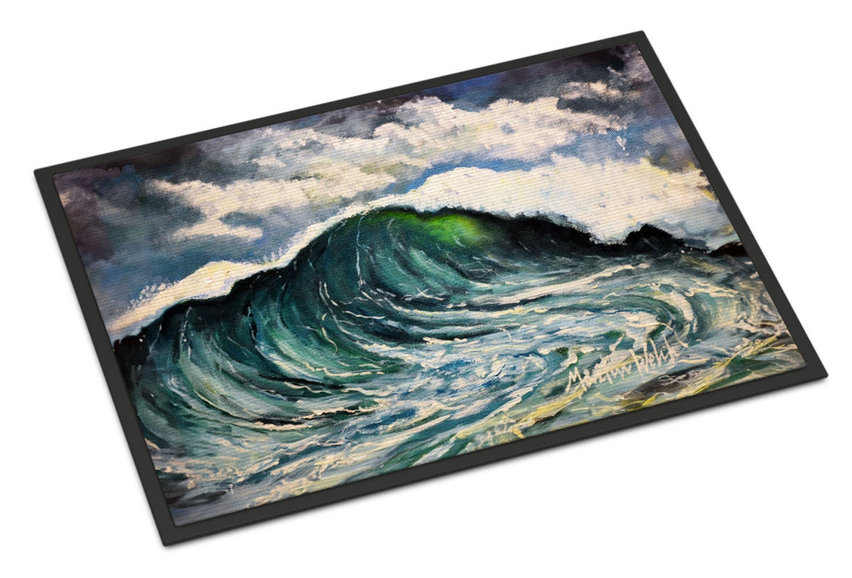 MW2019MAT 18 x 27 in. Big Blue Wave Doormat
