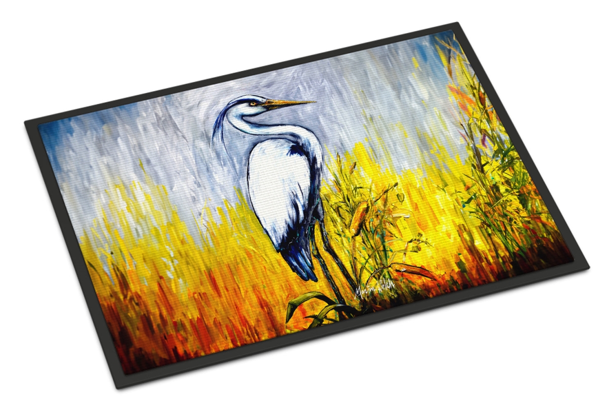 MW2037MAT 18 x 27 in. Cattin Around Heron Doormat