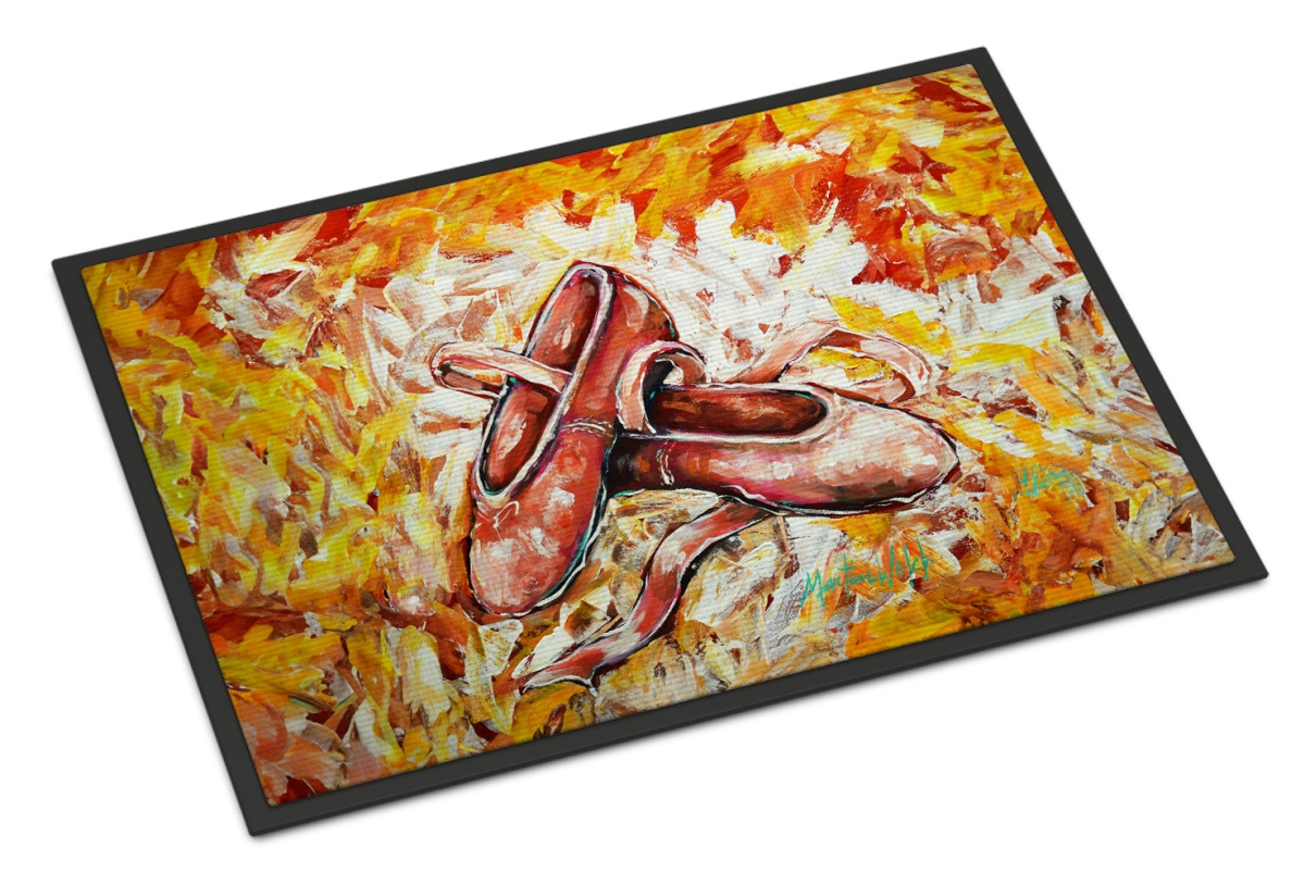 MW2059MAT 18 x 27 in. First Step Ballet Shoes Doormat