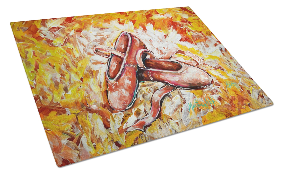 MW2059LCB 15 x 12 in. First Step Ballet Shoes Glass Cutting Board