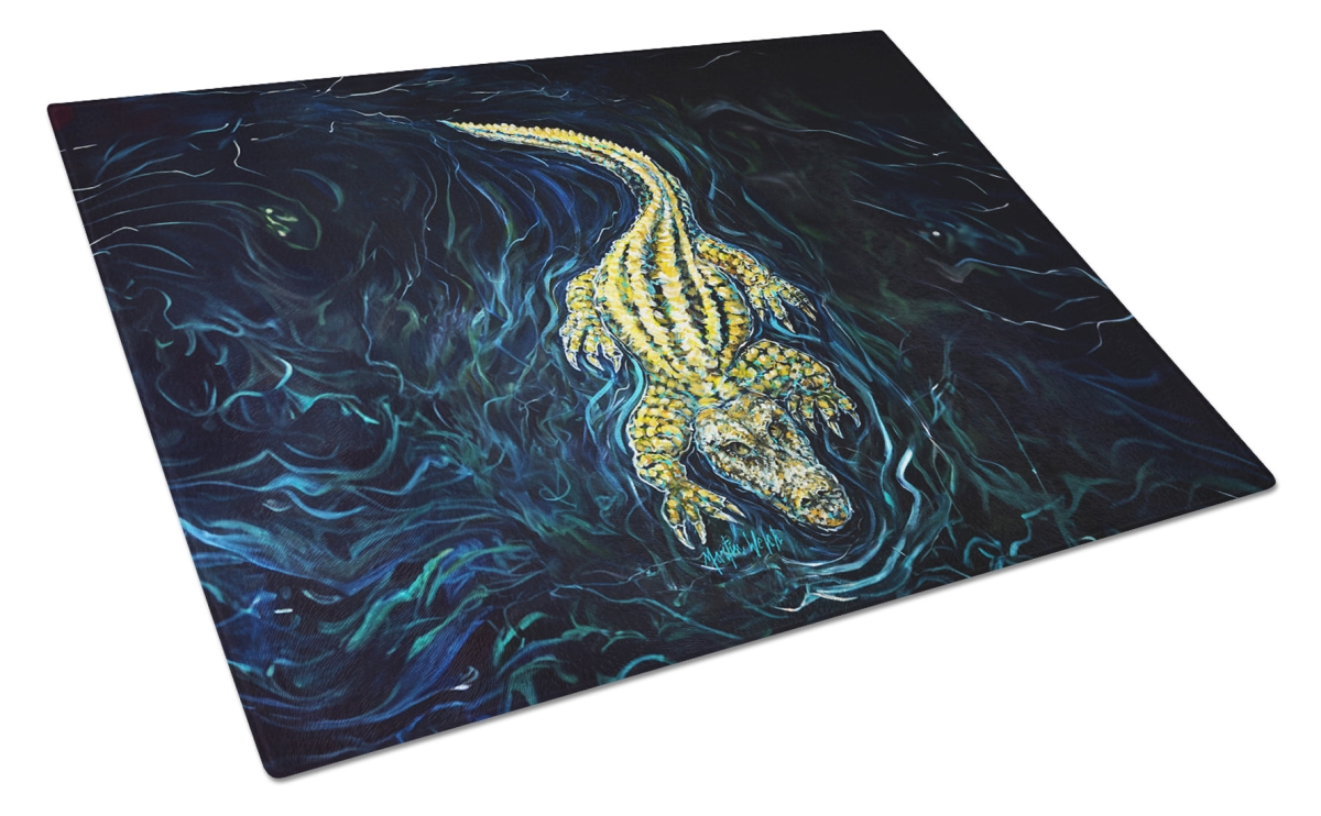 MW2068LCB 15 x 12 in. Gator Down Alligator Glass Cutting Board