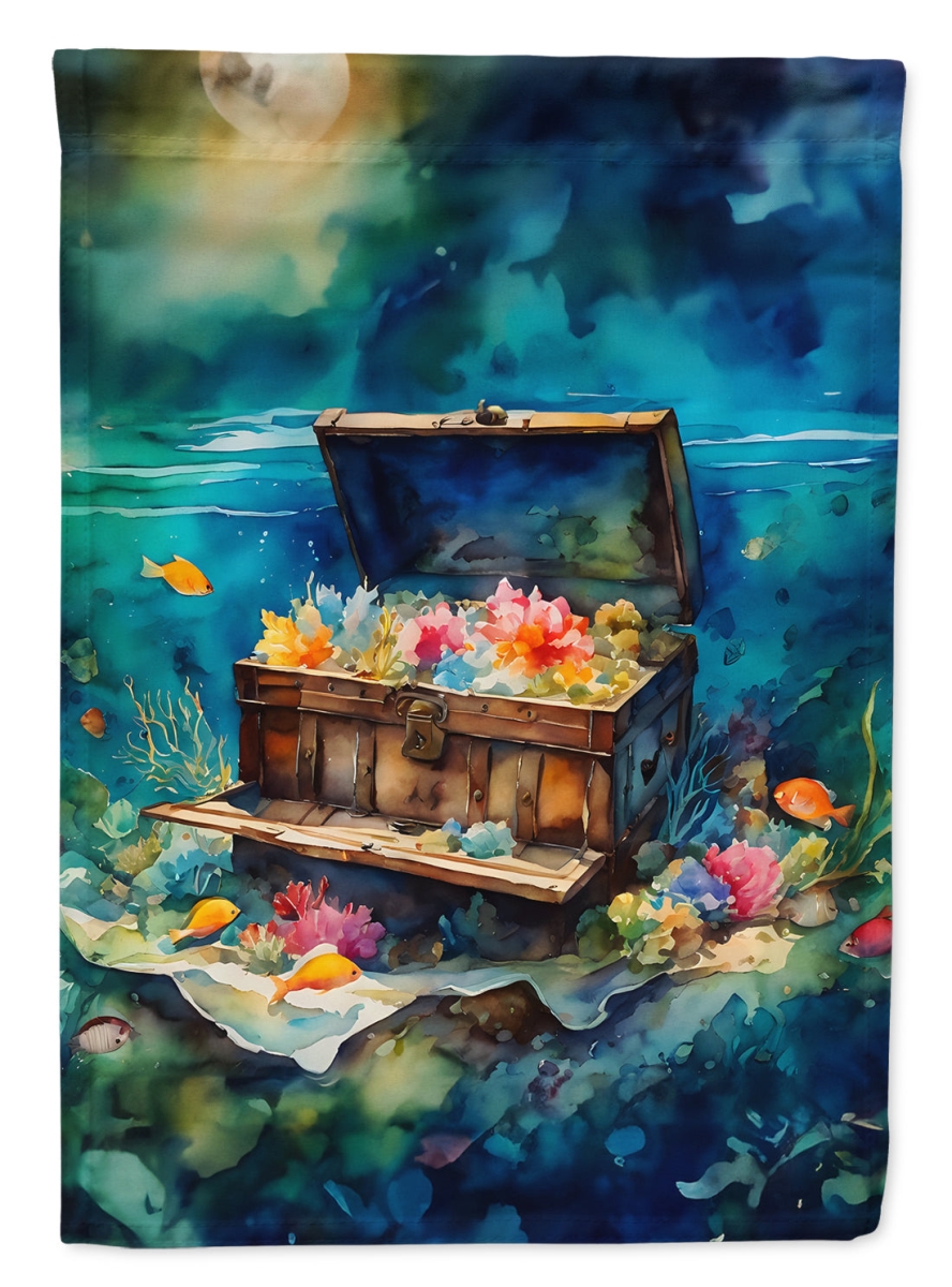 DAC2838CHF 40 x 28 in. Treasure Chest House Flag