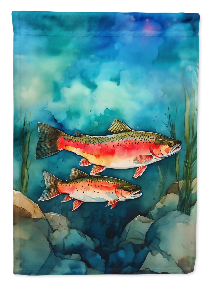 DAC2839CHF 40 x 28 in. Trout House Flag