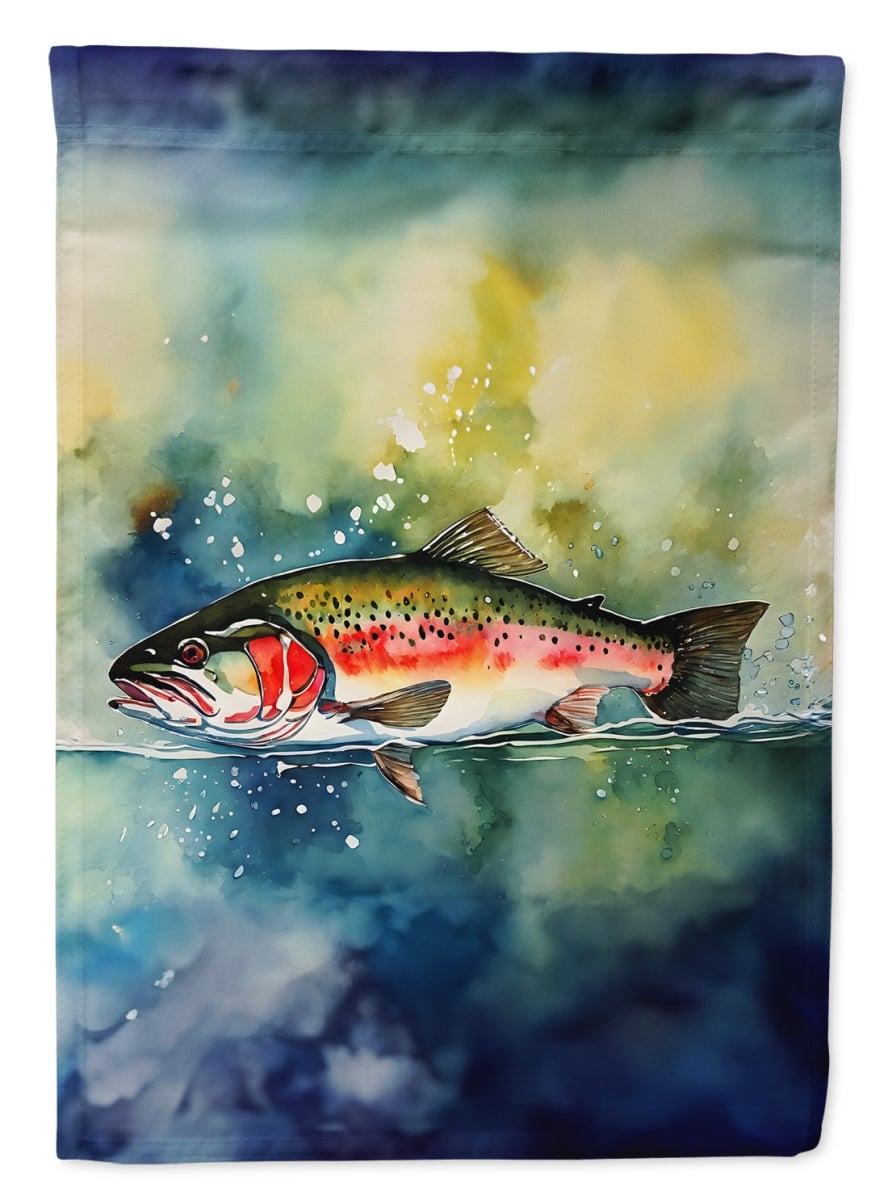 DAC2841CHF 40 x 28 in. Trout House Flag