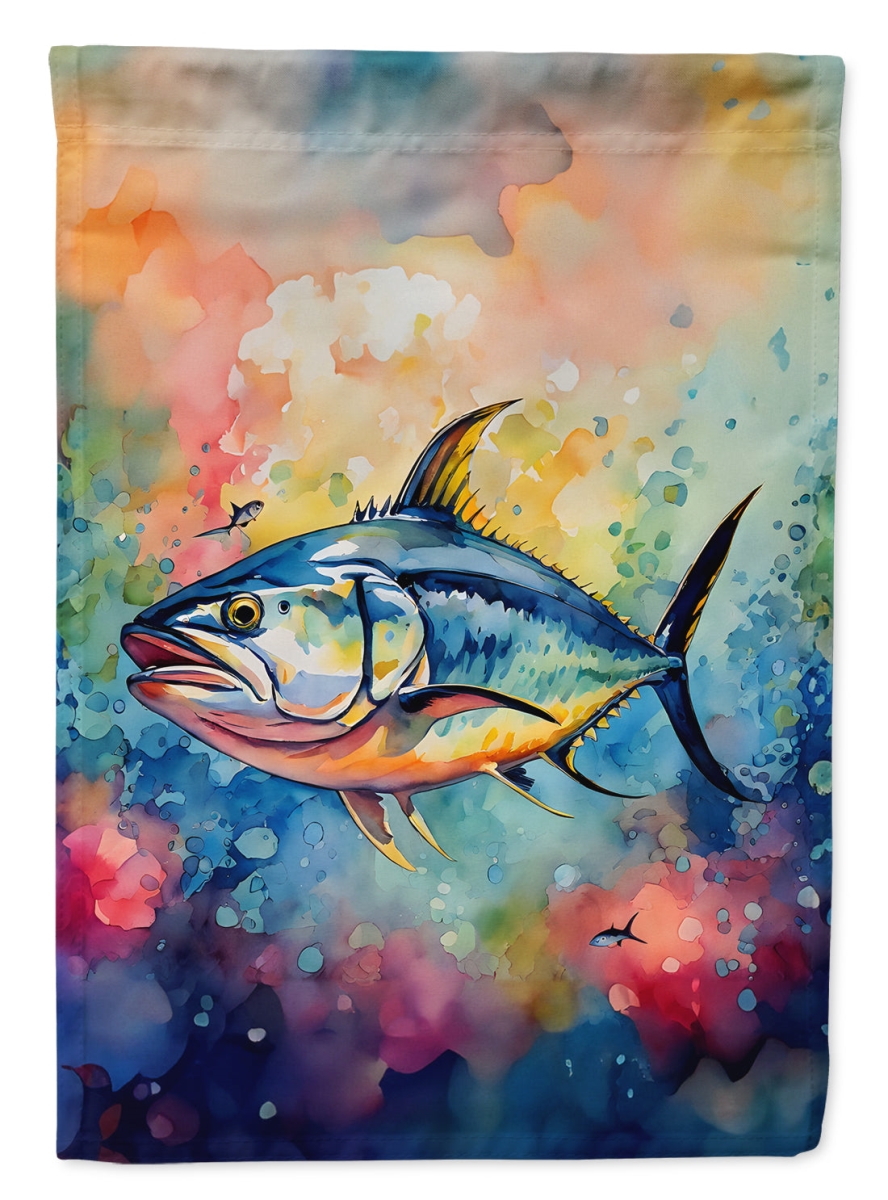 DAC2843CHF 40 x 28 in. Yellowfin Tuna House Flag
