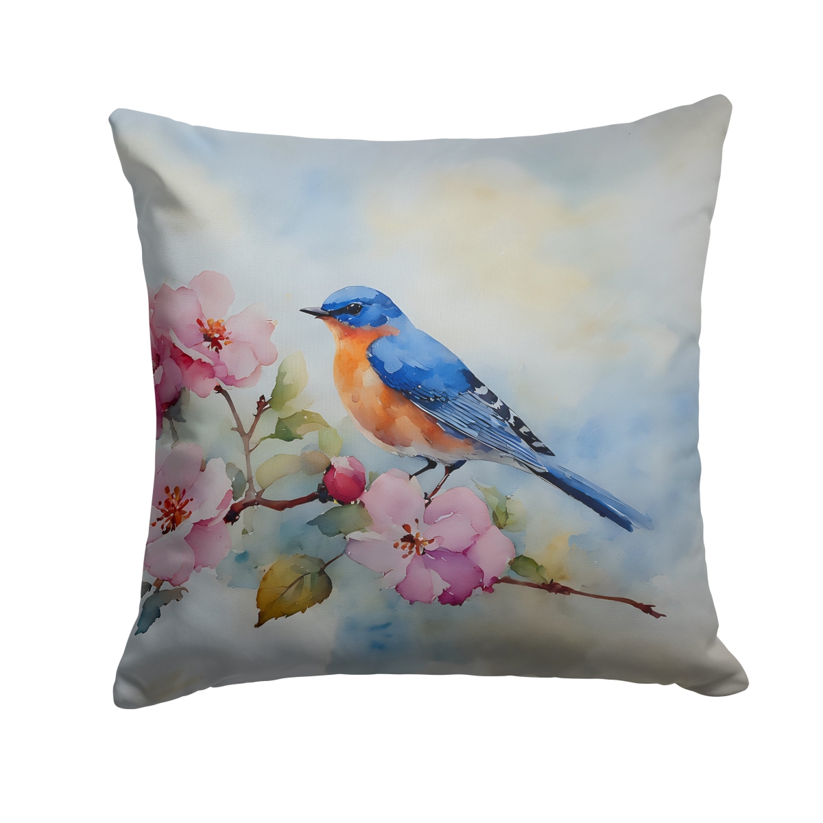 DAC3189PW1414 14 x 14 in. Bluebird Throw Pillow
