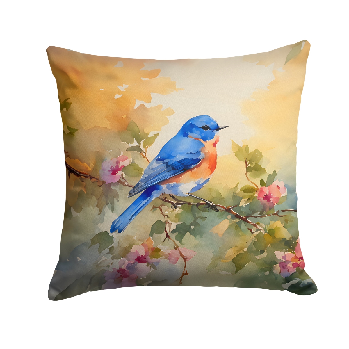 DAC3191PW1414 14 x 14 in. Bluebird Throw Pillow