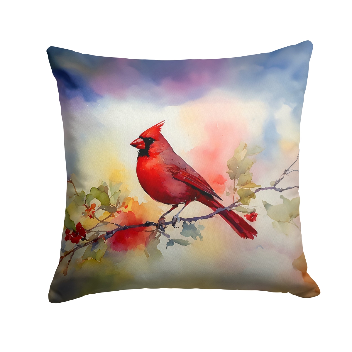 DAC3201PW1414 14 x 14 in. Cardinal Throw Pillow