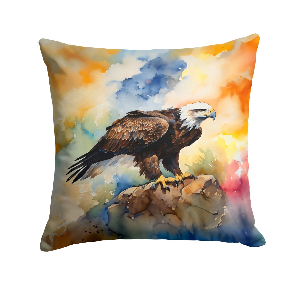 DAC3217PW1414 14 x 14 in. Eagle Throw Pillow