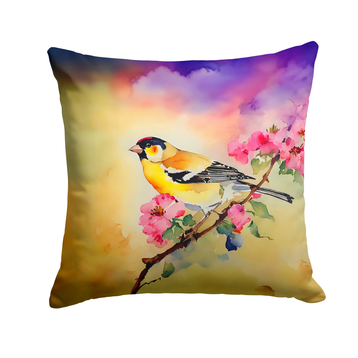 DAC3225PW1414 14 x 14 in. Goldfinch Throw Pillow