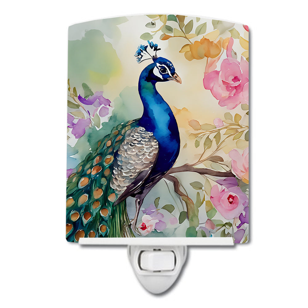 DAC3257CNL 6 x 4 in. Peacock Ceramic Night Light