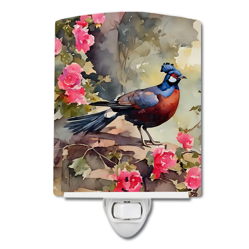 DAC3259CNL 6 x 4 in. Pheasant Ceramic Night Light