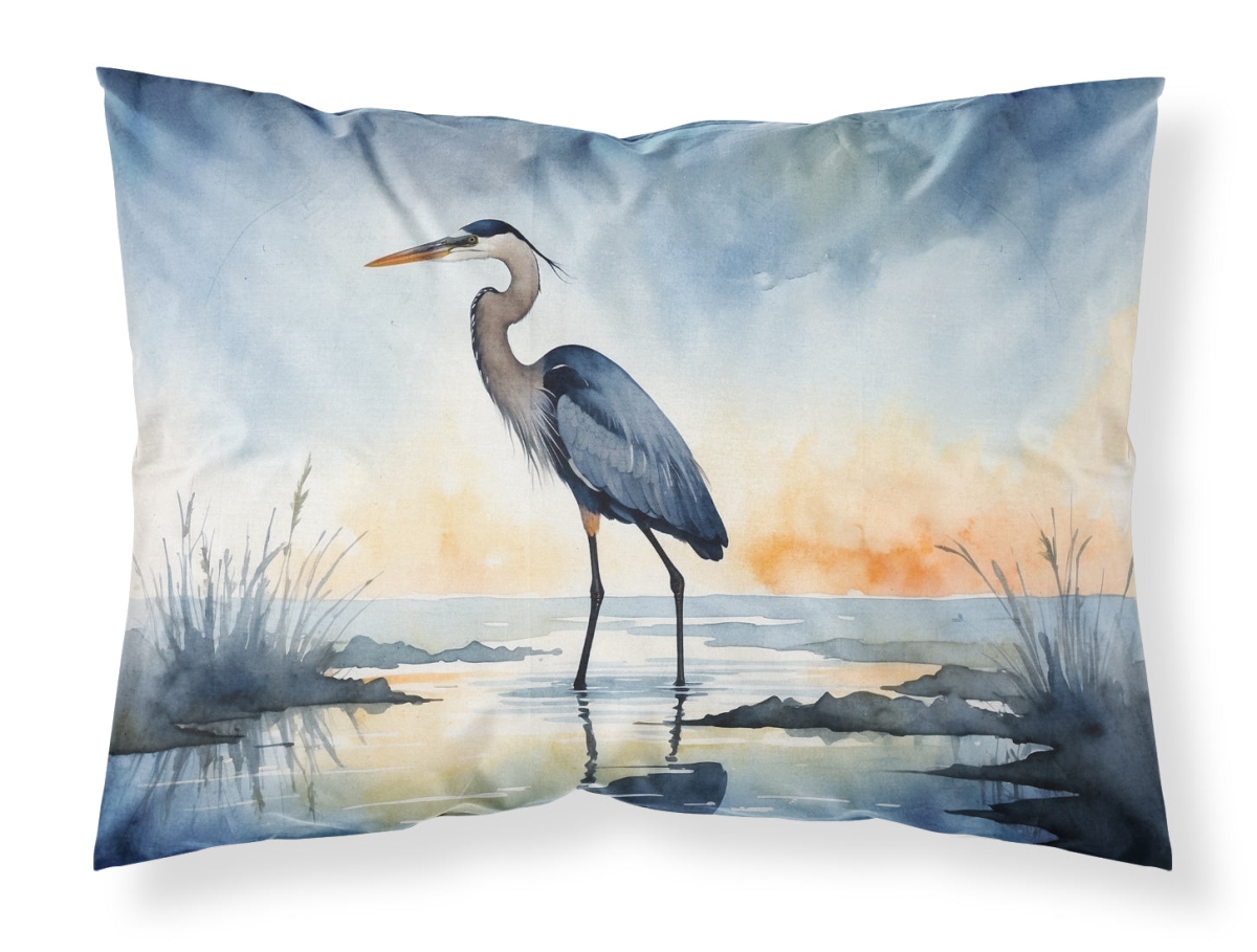 DAC7501PILLOWCASE 20.5 x 30 in. Blue Heron Barely Lit Sky Standard Pillowcase
