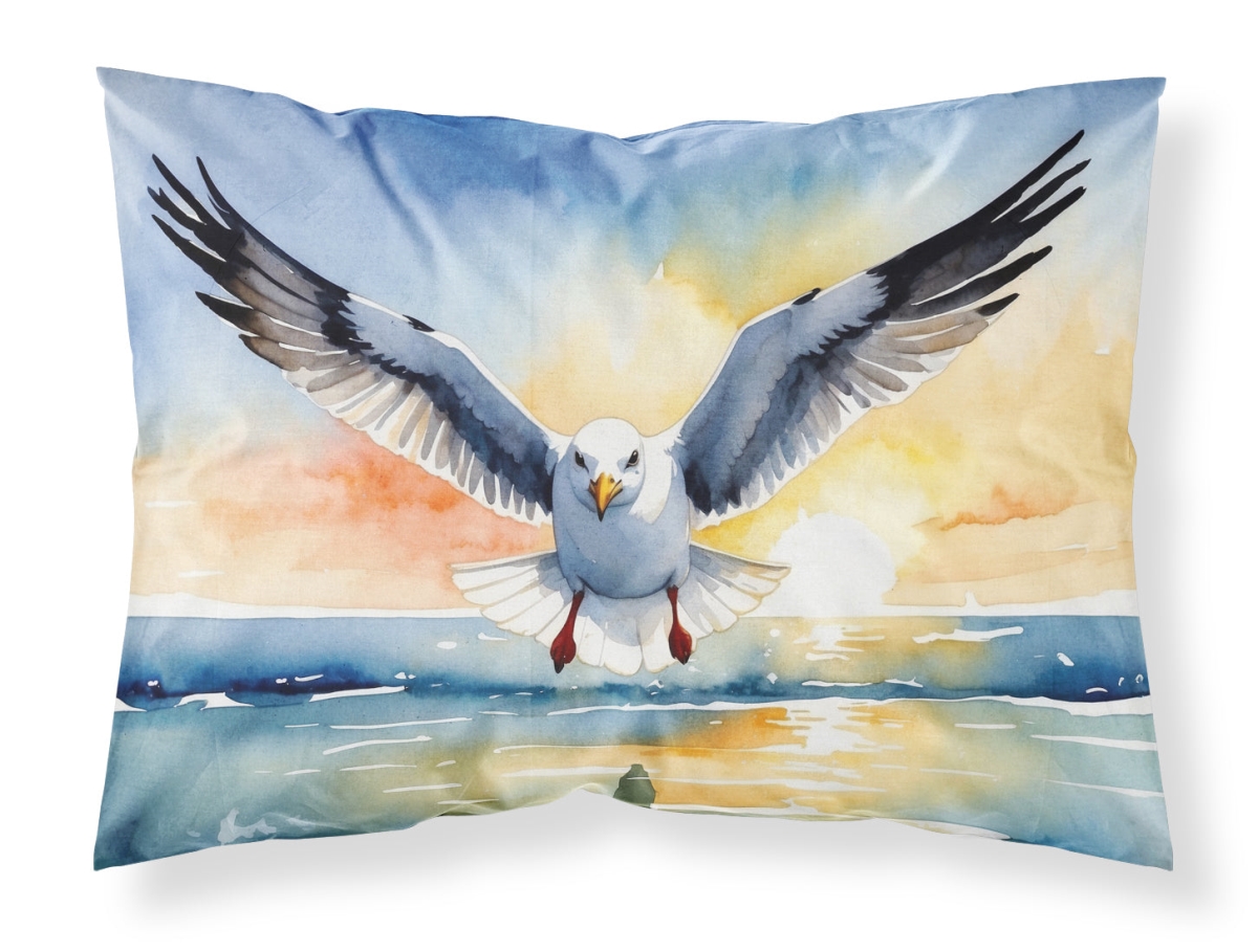 DAC7517PILLOWCASE 20.5 x 30 in. Gull Flying Low Standard Pillowcase