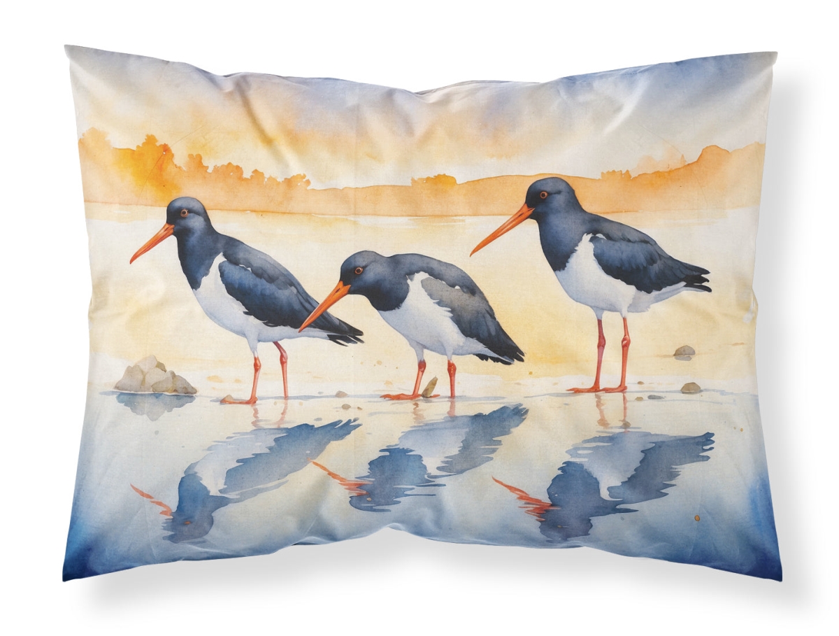 DAC7522PILLOWCASE 20.5 x 30 in. Oystercatchers Foraging Standard Pillowcase