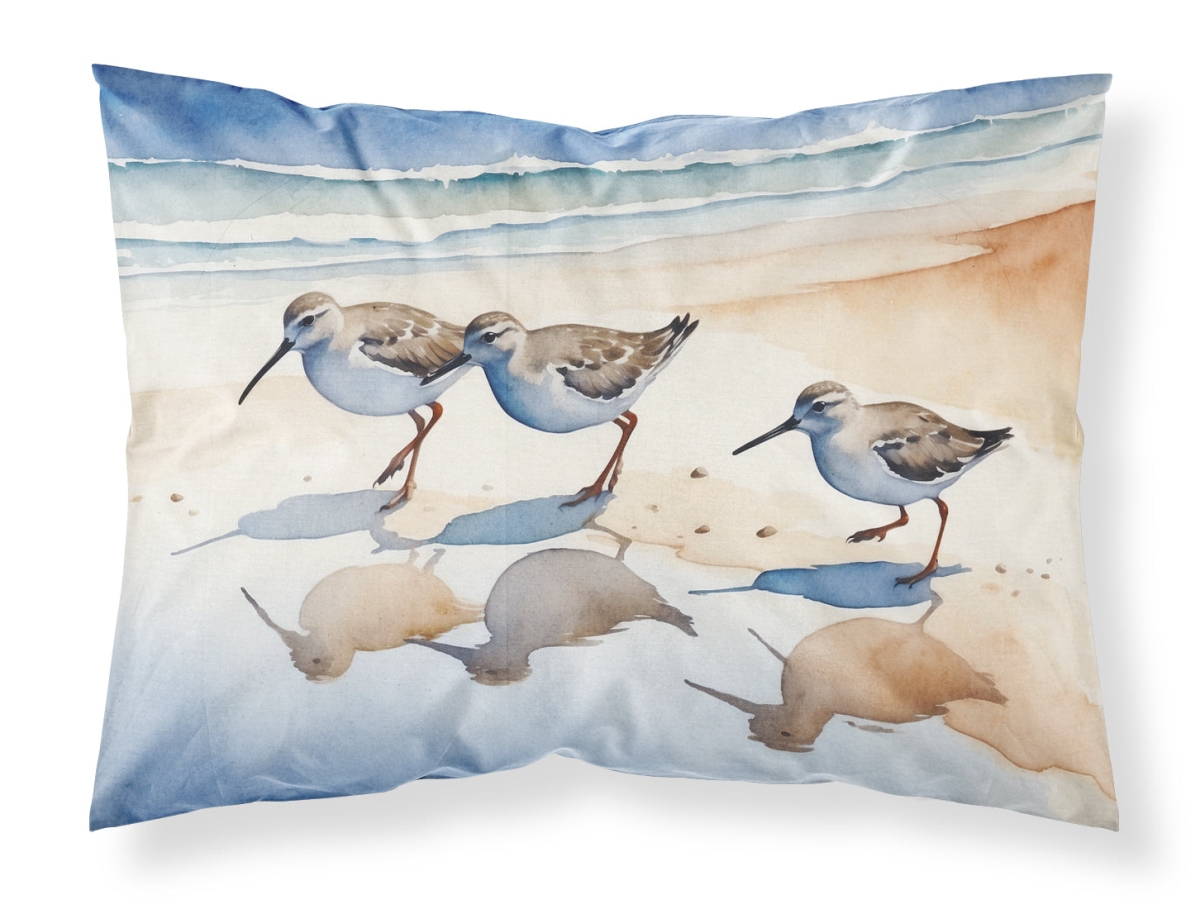 DAC7528PILLOWCASE 20.5 x 30 in. Sandpipers Standard Pillowcase