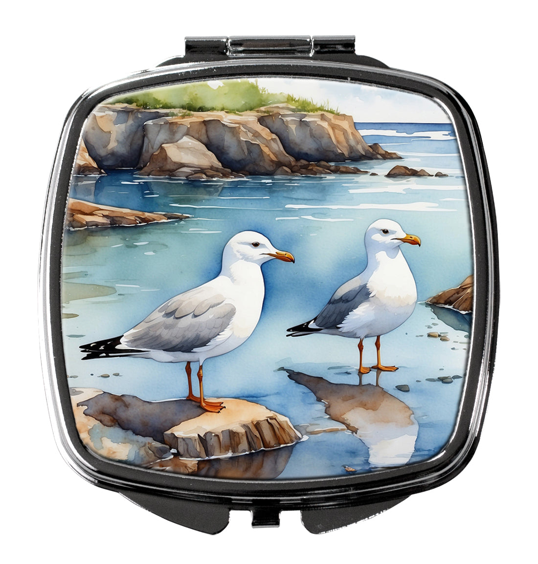 DAC7518SCM 3 x 2.75 in. Gulls Scavenging Compact Mirror