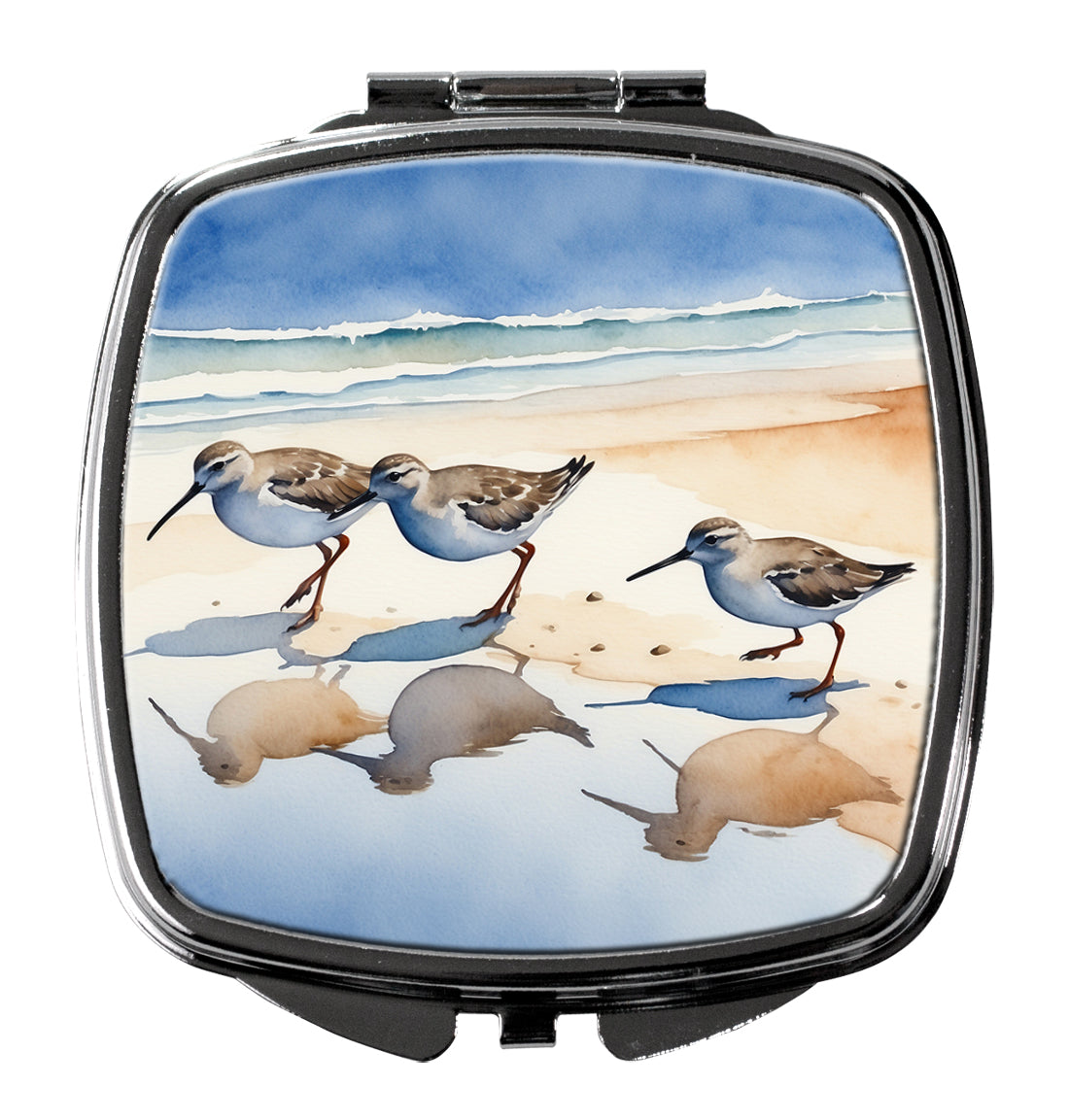 DAC7528SCM 3 x 2.75 in. Sandpipers Compact Mirror