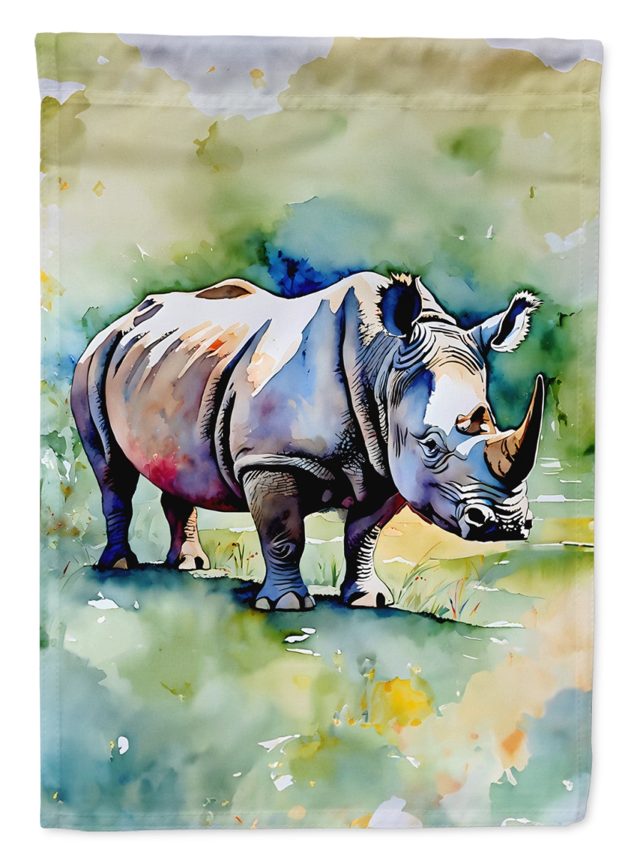 DAC2983CHF 40 x 28 in. Rhinoceros House Flag