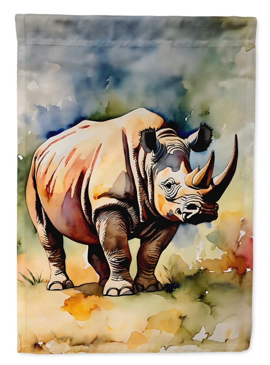 DAC2984CHF 40 x 28 in. Rhinoceros House Flag