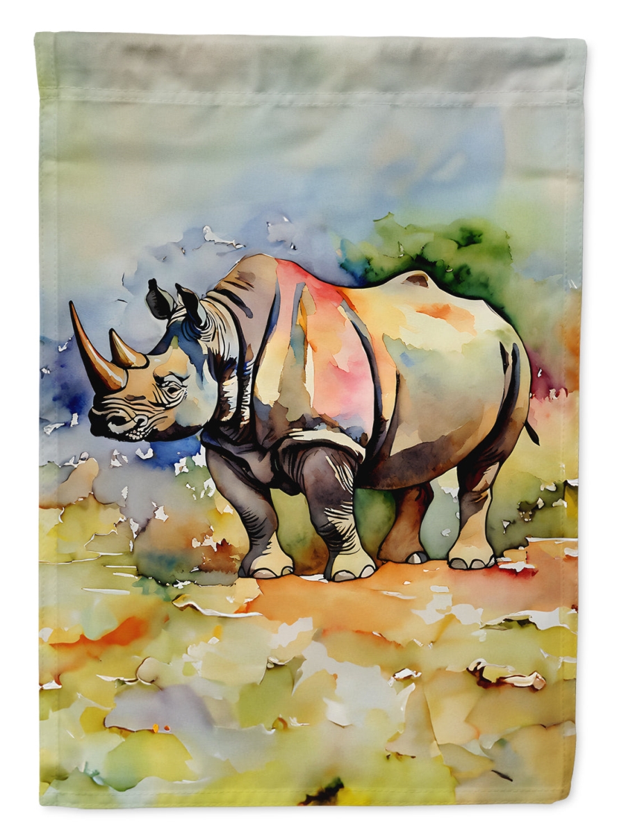 DAC2985CHF 40 x 28 in. Rhinoceros House Flag