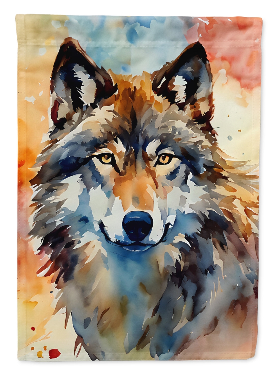 DAC3002CHF 40 x 28 in. Wolves Wolf House Flag