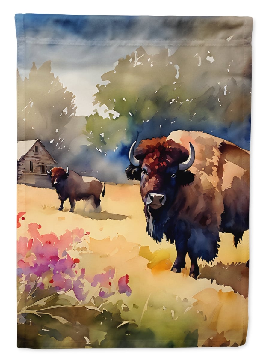 DAC3010CHF 40 x 28 in. Wood Bison House Flag